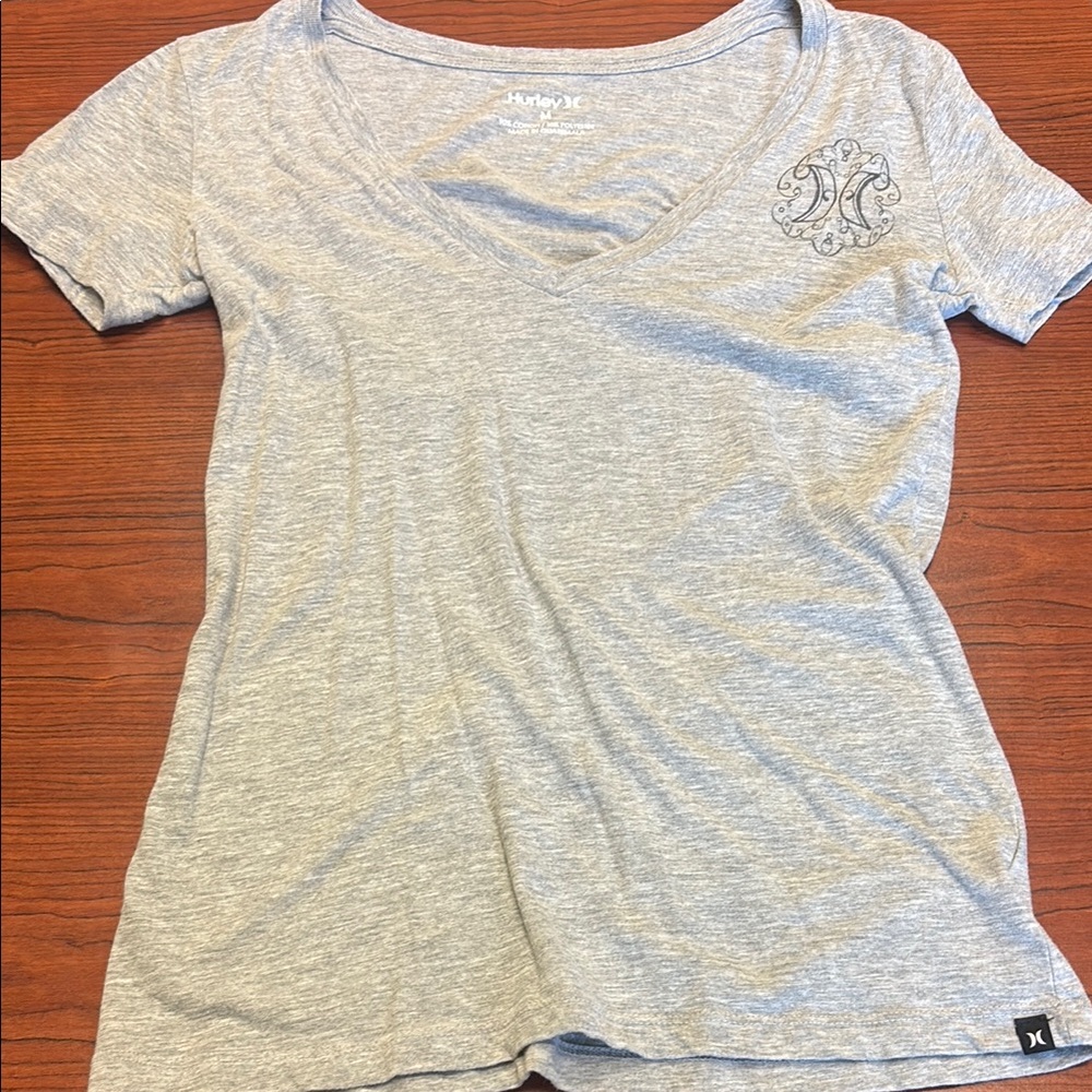 Hurley Gray Short Sleeve T-Shirt